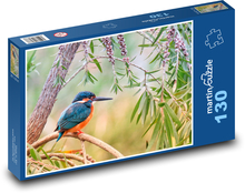 Kingfisher - bird, nature Puzzle 130 pieces - 28.7 x 20 cm 