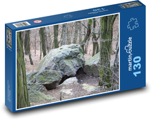 Rocks - rocks, forest Puzzle 130 pieces - 28.7 x 20 cm 