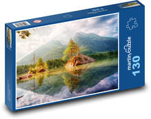 Jazero - voda, príroda Puzzle 130 dielikov - 28,7 x 20 cm 