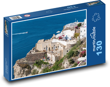 Santorini - Řecko, moře Puzzle 130 dílků - 28,7 x 20 cm
