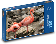 Flamingos - Vögel, Tiere Puzzle 130 Teile - 28,7x20 cm
