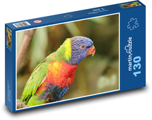 Papoušek  - pták, zvíře Puzzle 130 dílků - 28,7 x 20 cm