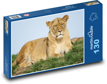 Löwen - Löwinnen, Löwen Puzzle 130 Teile - 28,7x20 cm