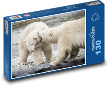 Eisbären - Wild, Tiere Puzzle 130 Teile - 28,7x20 cm