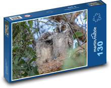 Bass - bird of prey, owl Puzzle 130 pieces - 28.7 x 20 cm 