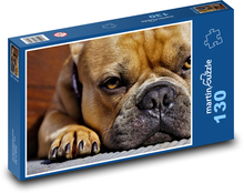 Pies - łapa, nos Puzzle 130 elementów - 28,7x20 cm