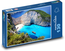 Zakynthos - Řecko, moře Puzzle 130 dílků - 28,7 x 20 cm