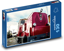Vlak - železnice, koleje Puzzle 130 dílků - 28,7 x 20 cm