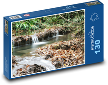 Vodopád - řeka, příroda Puzzle 130 dílků - 28,7 x 20 cm