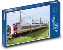 Train - Japan, tracks Puzzle 130 pieces - 28.7 x 20 cm 