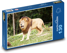 Lion - animal, king of the jungle Puzzle 130 pieces - 28.7 x 20 cm