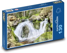 Wodospad - krajobraz, rzeka Puzzle 130 elementów - 28,7x20 cm