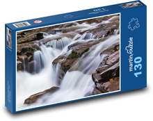 Prietok vody - rieka, príroda Puzzle 130 dielikov - 28,7 x 20 cm 