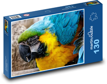 Papoušek - pták, zoo Puzzle 130 dílků - 28,7 x 20 cm