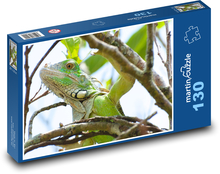 Leguan - Reptil, Tier Puzzle 130 Teile - 28,7x20 cm