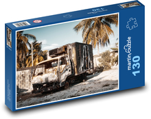 Nákladné auto - vrak, vozidlo Puzzle 130 dielikov - 28,7 x 20 cm 