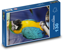 Papoušek - pták, zvíře Puzzle 130 dílků - 28,7 x 20 cm