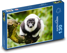 Lemur - zblízka, zvíře Puzzle 130 dílků - 28,7 x 20 cm