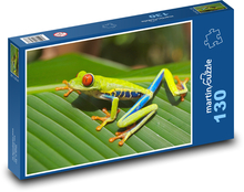 Frosch - Tier, Wettermann Puzzle 130 Teile - 28,7x20 cm
