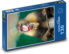 Baboon - monkeys, Africa Puzzle 130 pieces - 28.7 x 20 cm 