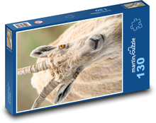 Kozioł - głowa, rogi Puzzle 130 elementów - 28,7x20 cm