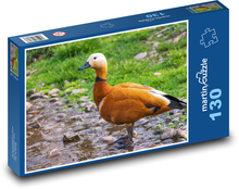 Hrdzavé husi - kačica, vták Puzzle 130 dielikov - 28,7 x 20 cm 