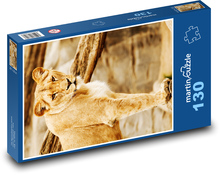 Lioness - beast, predator Puzzle 130 pieces - 28.7 x 20 cm 
