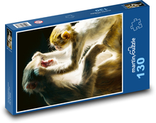 Opice - primát, mládě Puzzle 130 dílků - 28,7 x 20 cm