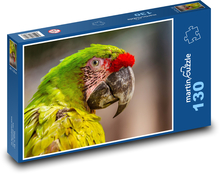 Papuga - ptak, zwierzę Puzzle 130 elementów - 28,7x20 cm
