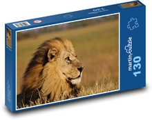 Lion - king of the jungle, mammal Puzzle 130 pieces - 28.7 x 20 cm 