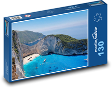 Pláž - more, pobrežie Puzzle 130 dielikov - 28,7 x 20 cm 