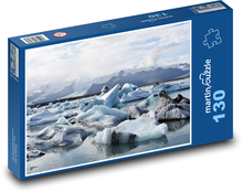 Ledovec - oceán, moře Puzzle 130 dílků - 28,7 x 20 cm