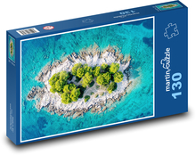 Ostrov - moře, Chorvatsko Puzzle 130 dílků - 28,7 x 20 cm