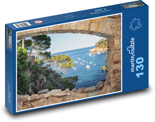 Kamenný oblouk - moře, příroda Puzzle 130 dílků - 28,7 x 20 cm