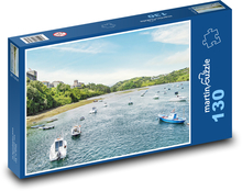 Morze - żaglówki, łodzie Puzzle 130 elementów - 28,7x20 cm