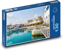 Cypr - port Limassol Puzzle 130 elementów - 28,7x20 cm