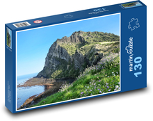 Ostrov Jeju - Korejská republika, východ slunce  Puzzle 130 dílků - 28,7 x 20 cm