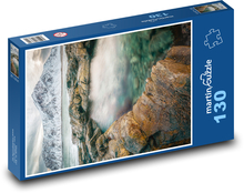 Lofoten Islands - nature, snow Puzzle 130 pieces - 28.7 x 20 cm 