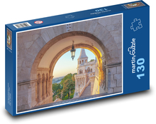 Budapešť - Maďarsko, architektúra Puzzle 130 dielikov - 28,7 x 20 cm