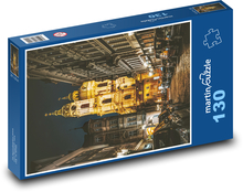 Praga - noc, miasto Puzzle 130 elementów - 28,7x20 cm