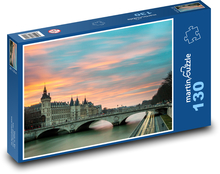 Architektur - Brücke, Fluss Puzzle 130 Teile - 28,7x20 cm