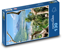 Papua-Neuguinea, Vulkan Puzzle 130 Teile - 28,7x20 cm