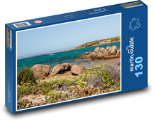 Sardinie - Itálie, moře Puzzle 130 dílků - 28,7 x 20 cm