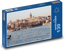 Galata - Istanbul, Turecko Puzzle 130 dílků - 28,7 x 20 cm