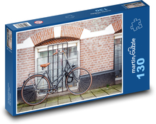 Bicykel - Amstrdam, Holandsko Puzzle 130 dielikov - 28,7 x 20 cm