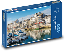 Moře - Francie, lodě  Puzzle 130 - 28,7x20 cm