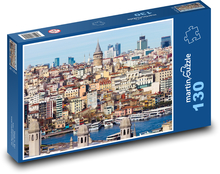 Galatská věž - Istanbul, Německo Puzzle 130 - 28,7x20 cm