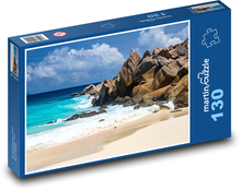 Seysely - La digue, more Puzzle 130 dielikov - 28,7 x 20 cm 