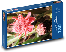 Passionflowers - rainforest, flowers Puzzle 130 pieces - 28.7 x 20 cm