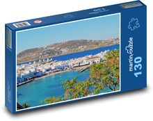 Mykonos - Grécko, ostrov Puzzle 130 dielikov - 28,7 x 20 cm